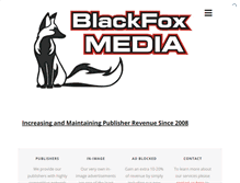 Tablet Screenshot of blackfoxmedia.com